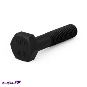 پیچ خشکه 100×10 نیم دنده